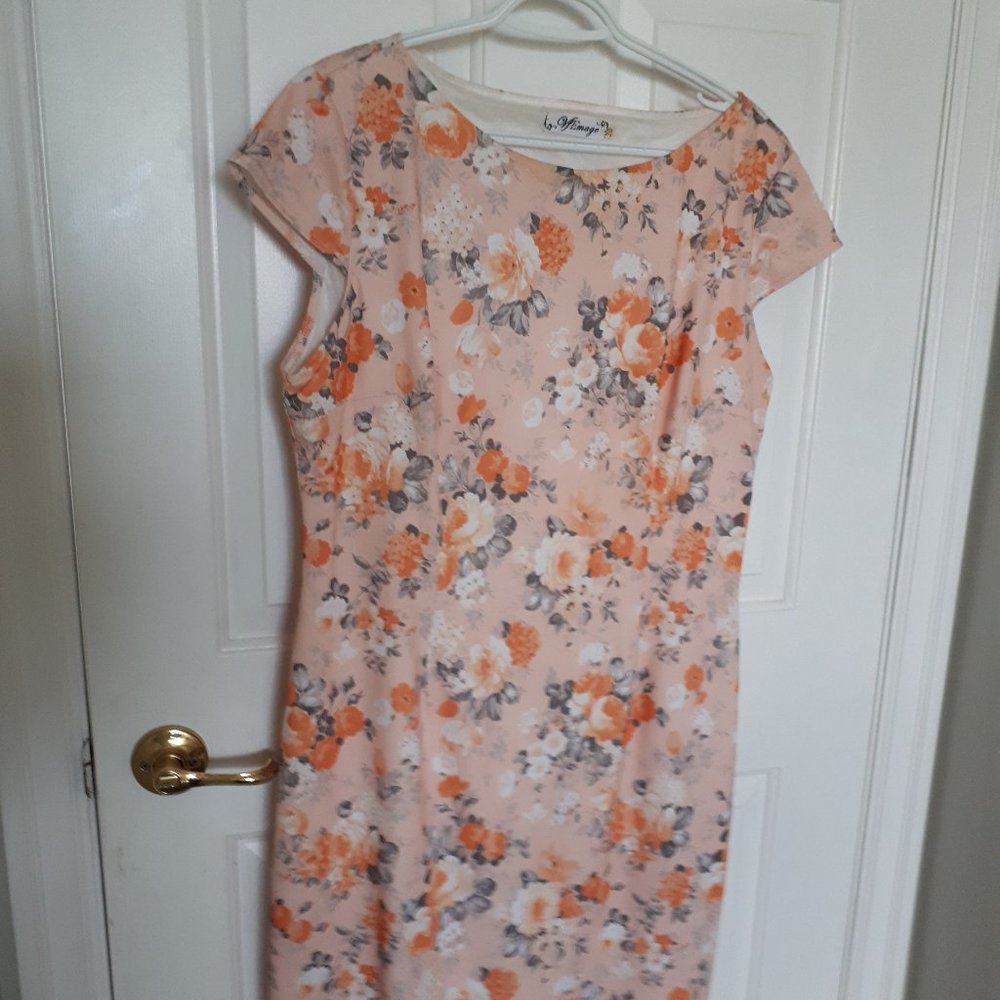 VfEmage Floral Bodycon Dress